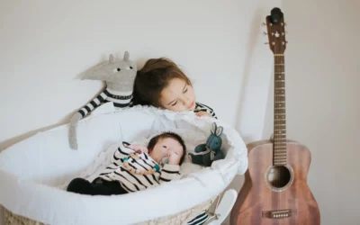 Séance photo de nouveau-né en famille